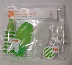 Up &amp; Up TSA Compliant Travel Container Kit green - 7 pc - $4.94