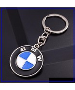 BMW Emblem Keychain - silver classic luxury german auto car keyring - $11.99