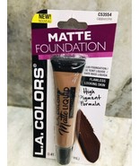 L.A.Colors Cappuccino C53554 Matte Liquid Foundation:0.41floz/12ml - $12.75