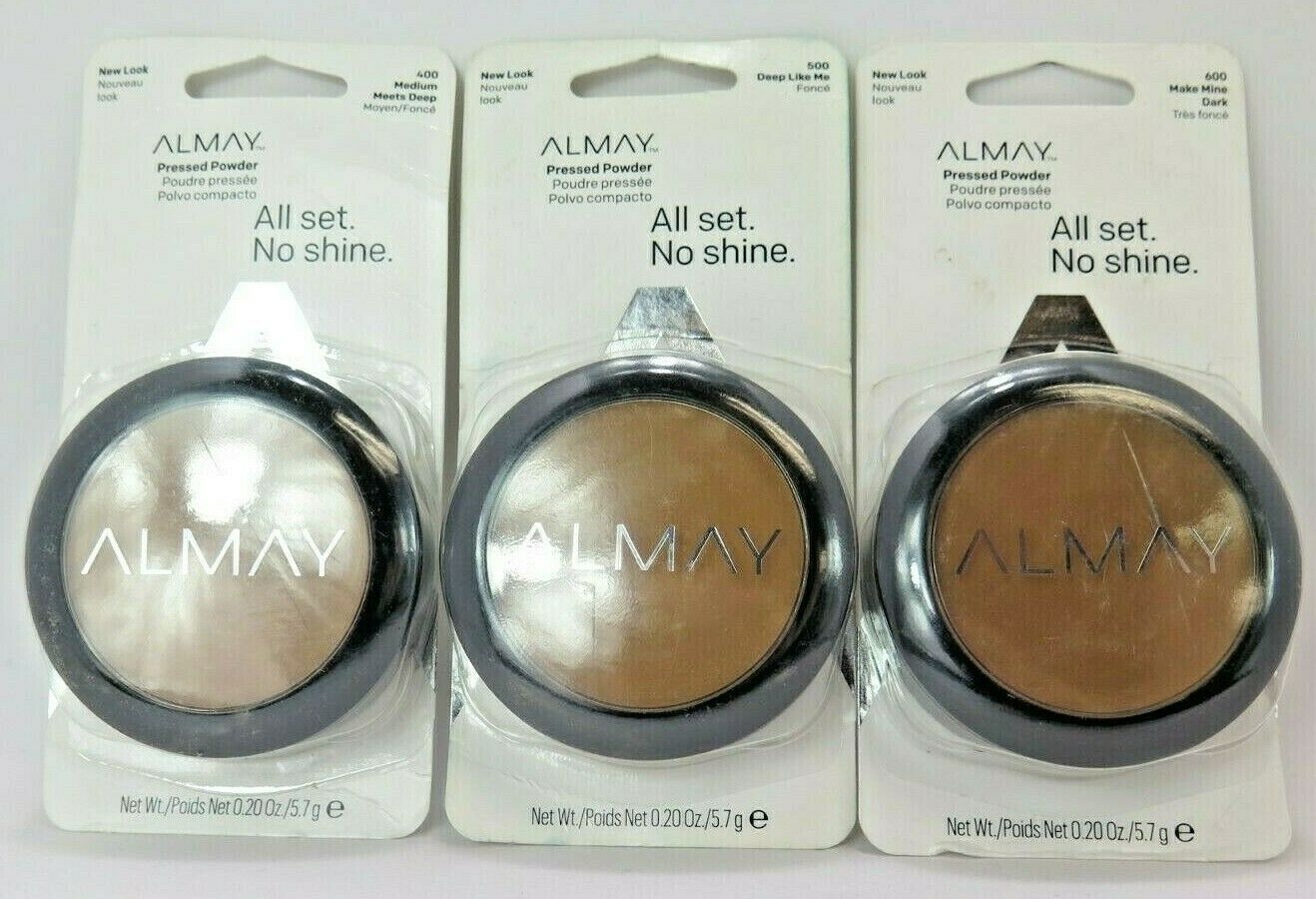 Primary image for Almay Pressed Powder All Set No Shine*Choose your shade*Twin Pack*Cracked Case*