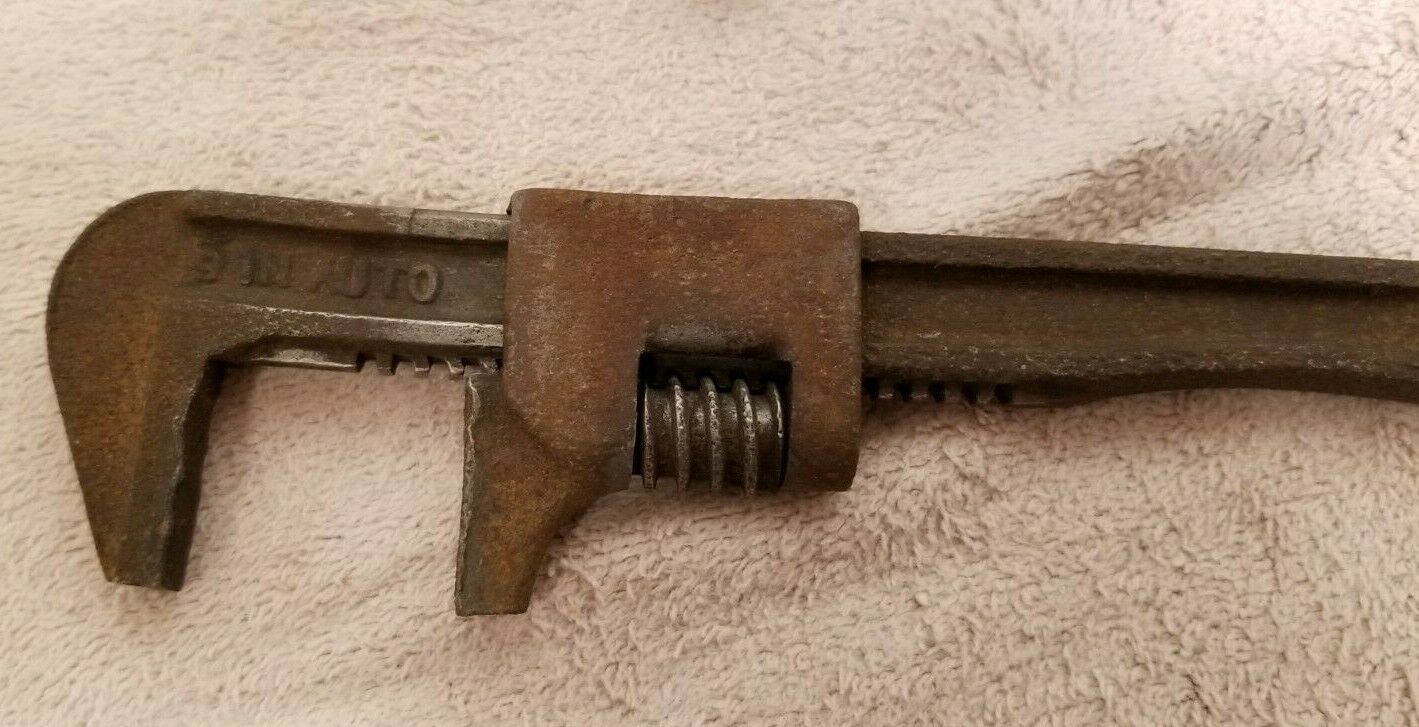 Vtg Monkey Wrench sizes 9 Inch & 11 Inch lot of 2 Pliers