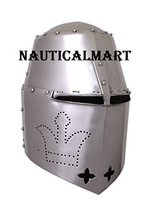 NauticalMart Medieval Knight Black Price Great Armor Helmet  