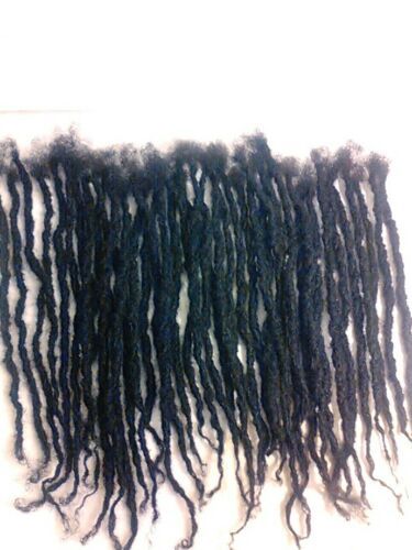 100% Human Hair Locks handmade Dreadlocks 13 pieces 5 black