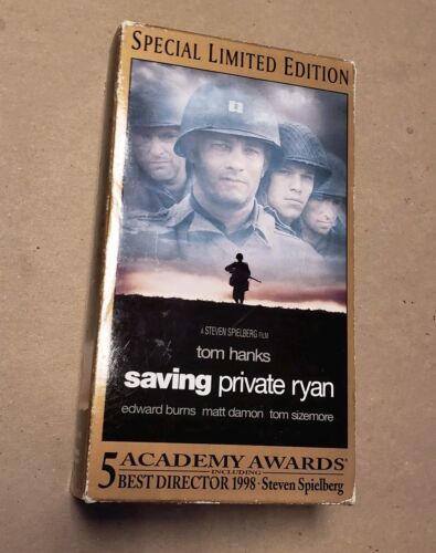 Saving Private Ryan VHS 2000 Movie 2-Tape Set Special Limited Edition ...