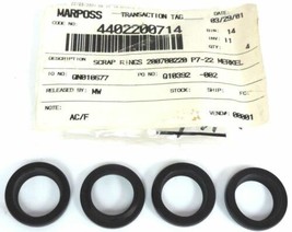 LOT OF 4 NEW MARPOSS 4402200714 SCRAP RINGS 200700220 P7-22 MERKEL