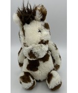 JELLYCAT Plush Horse Bashful Pinto Pony Cream Brown Spots 12&quot; Stuffed An... - $19.80