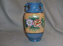 Vintage Lusterware China,Glass Floral Vase, Japan,Blue/ - $24.75