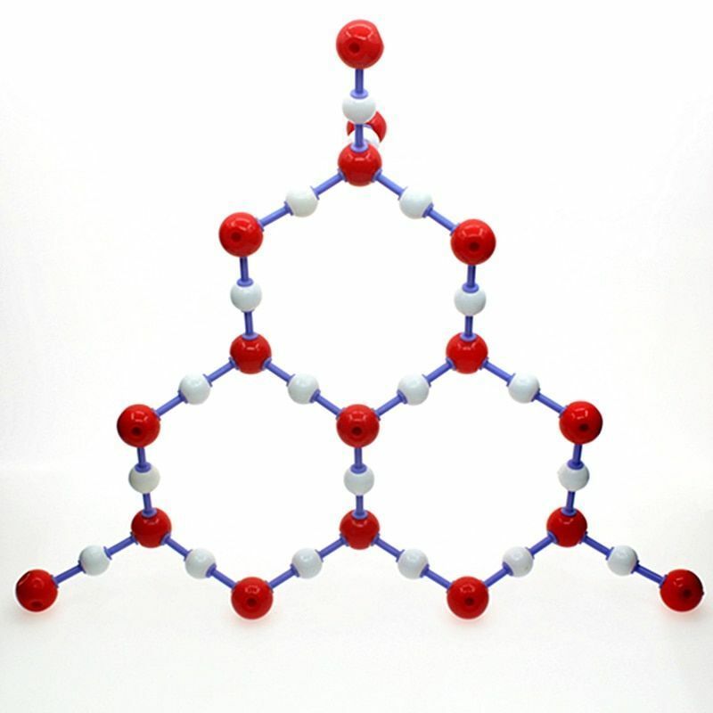 SiO2 Crystal Structure Model 23mm Series Silicon Dioxide Covalent