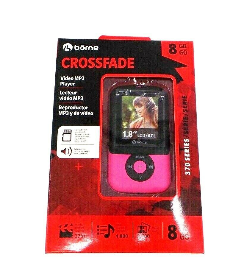 Borne Crossfade Model (MP3708PN) 8GB Bluetooth Mp3 Video Player 2049