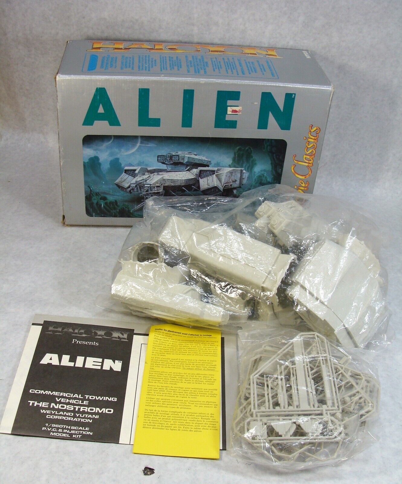 VINTAGE HALCYON ALIEN MOVIE CLASSIC THE NOSTROMO SPACESHIP MODEL KIT ...