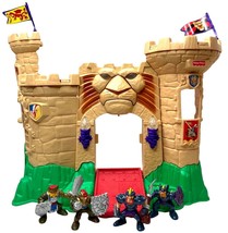 Fisher Price Great Adventure Magic Lion Castle Knights Sounds Lights Works 1998 - $117.81