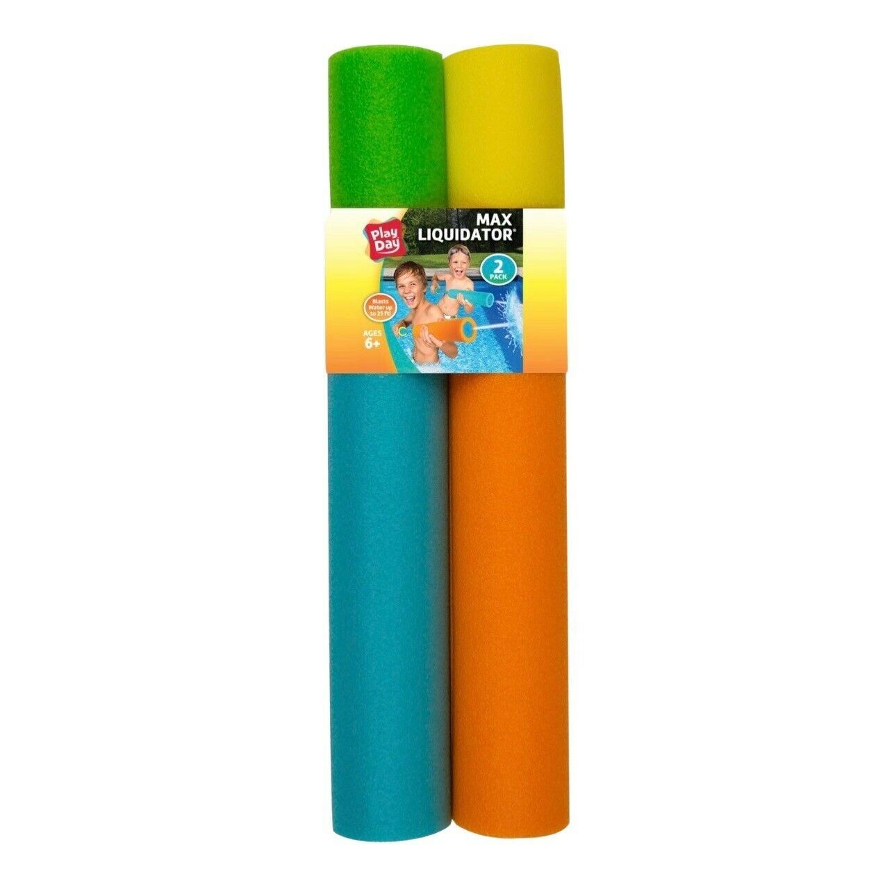 Play Day Liquidator Max 2-Pak Neon Color Blast Water 25+' Ages 6+