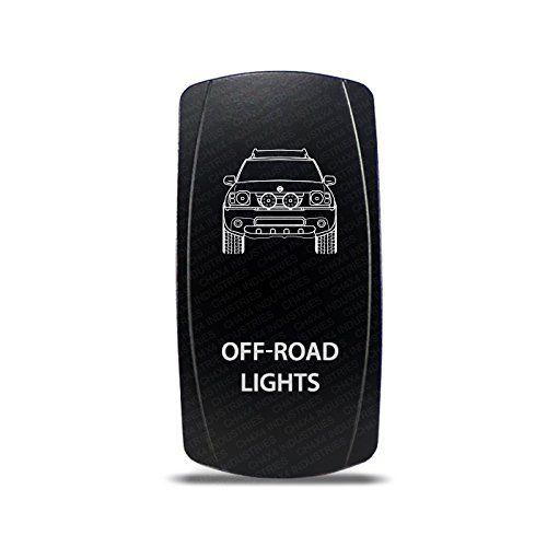 CH4X4 Rocker Switch for Nissan Xterra 1st Gen Off-Road Lights Symbol- Blue Led