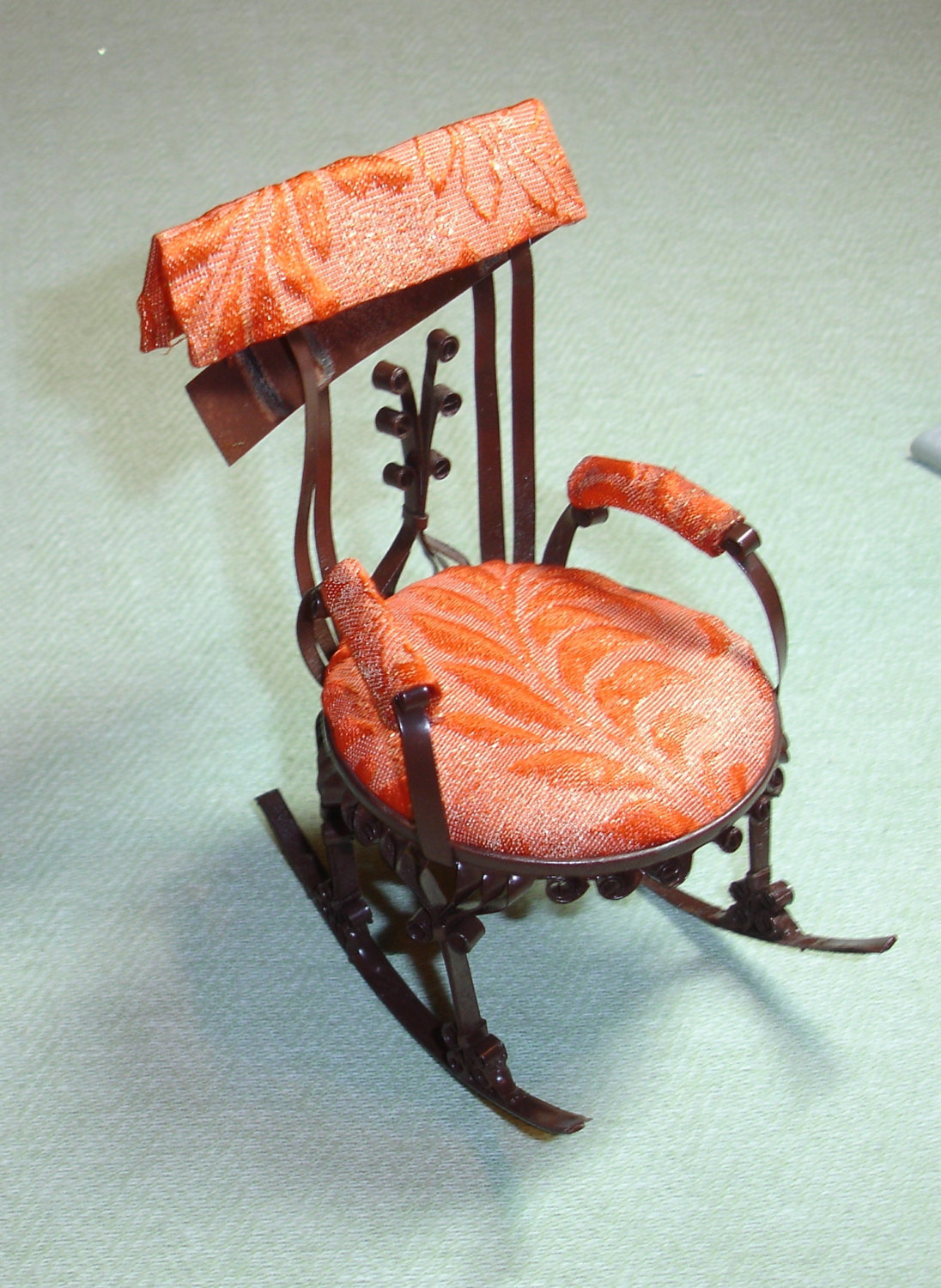 RARE Vintage Full 9 Piece Set Tin Can Tramp Art Miniatures