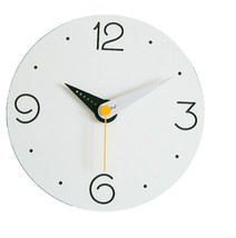 Moro Design Point Line Wall Clock non Ticking Silent Clock (Numeric Sky Blue) image 1