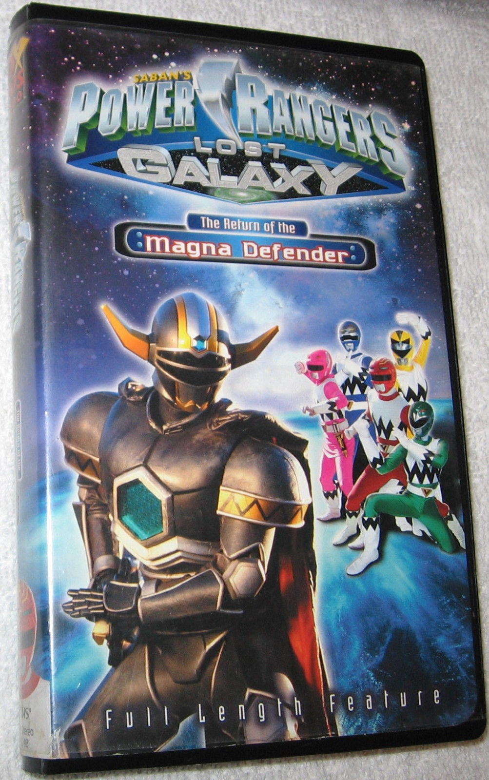 Power Rangers Lost Galaxy The Return of Magna Defender VHS 1999 Free