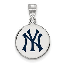 SS MLB  New York Yankees Medium Enamel NY Disc Pendant - $68.19