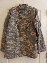 Acu Size Large Long Digital Camo Long Sleeve Shirt Army Combat Uniform - $9.99