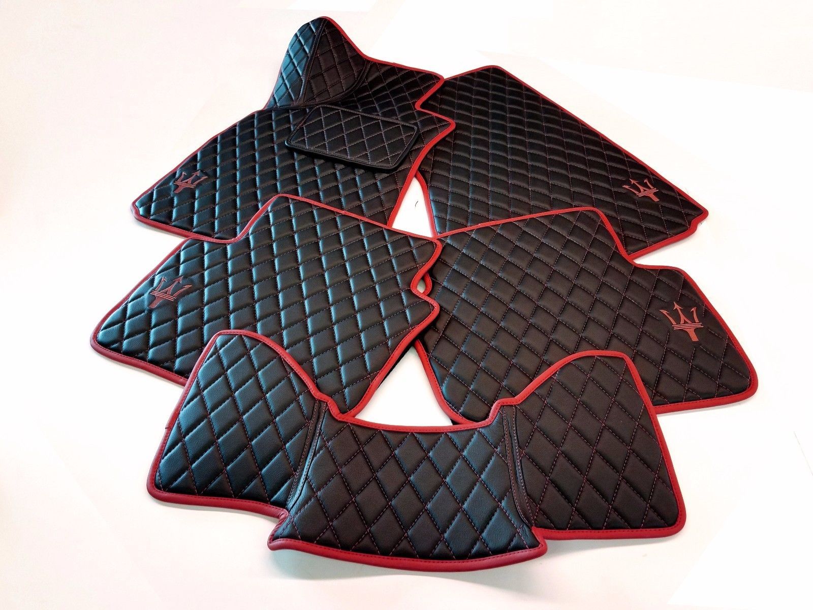 2017 MASERATI LEVANTE SUV 4PC HANDMADE ECO LEATHER FLOOR MATS Floor