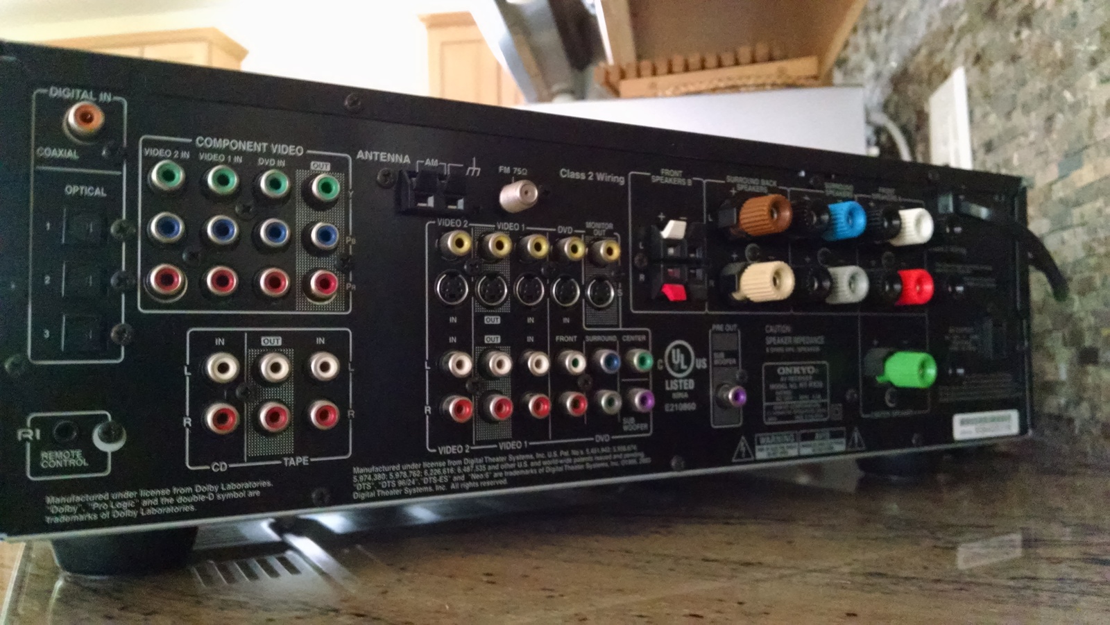 Onkyo HTR530 Audio/Video Receiver 7.1 Channel Receivers & Amplifiers