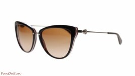 Michael Kors Abela II Women's Sunglasses MK6039 314513 Dark Tortoise Brown Lens - $92.15