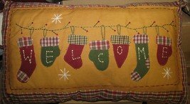  XF1136 - Stocking Welcome Pillow - $24.95