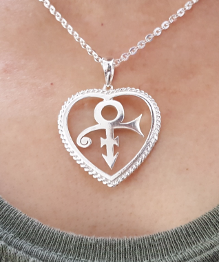 Pendant - Heart Shape - Love - Remembrance Symbol - 925 Silver