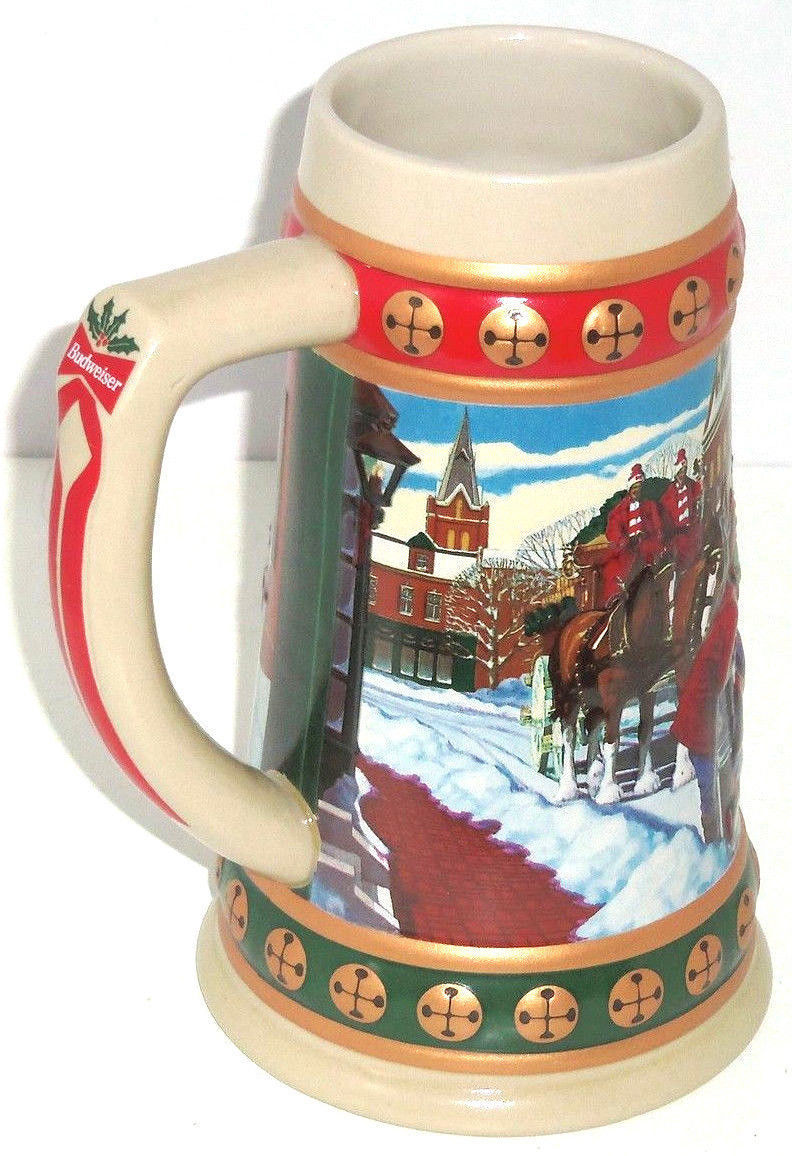 Budweiser Beer Stein Hometown Holiday 1993 and 17 similar items