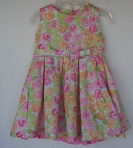N-Kids Nordstrom Spring Summer Easter Dress Floral Girl 18 Months EUC - $11.87