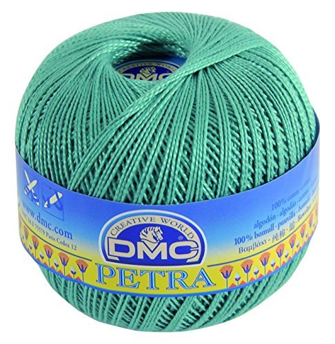 Primary image for DMC Petra Yarn, 100 Percent Cotton, Turquoise, Size 5