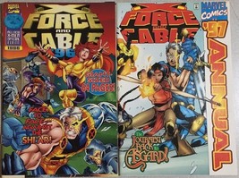 X-FORCE AND CABLE lot of (2) issues (1996 &amp; 1997) Marvel Comics - $9.89