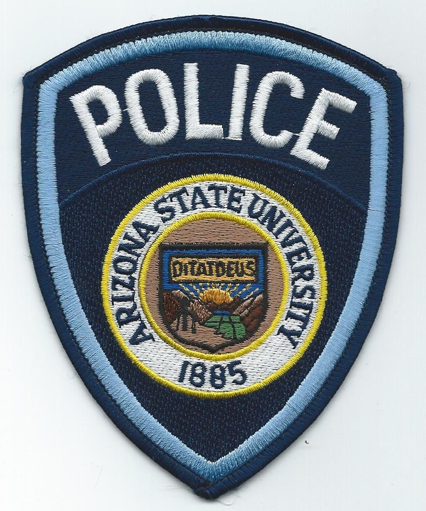 Arizona State University Police Department Patch, Maricopa County Asu 