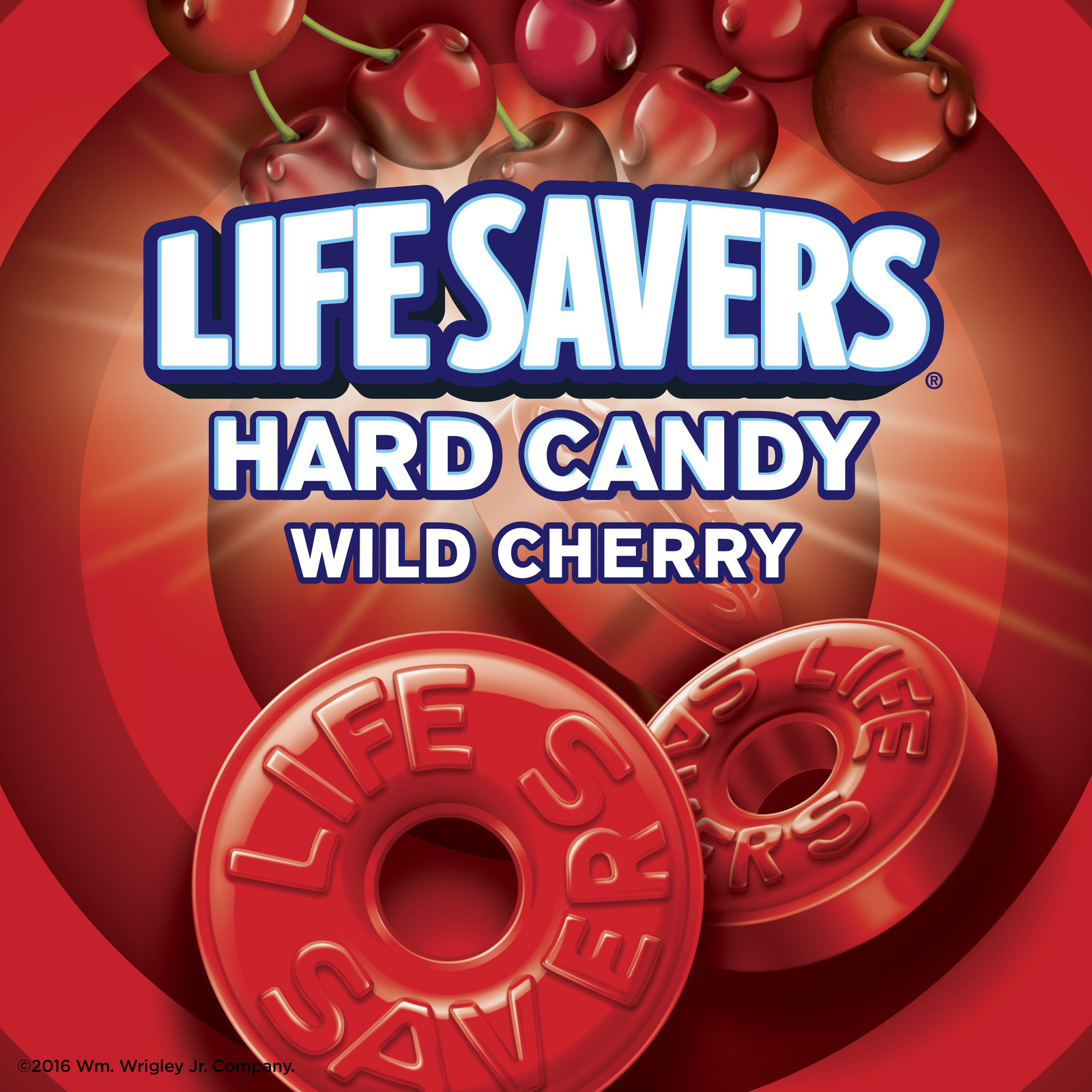 Lifesaver Wild Cherry 5 LBs Individually Wrapped Hard Candy Other