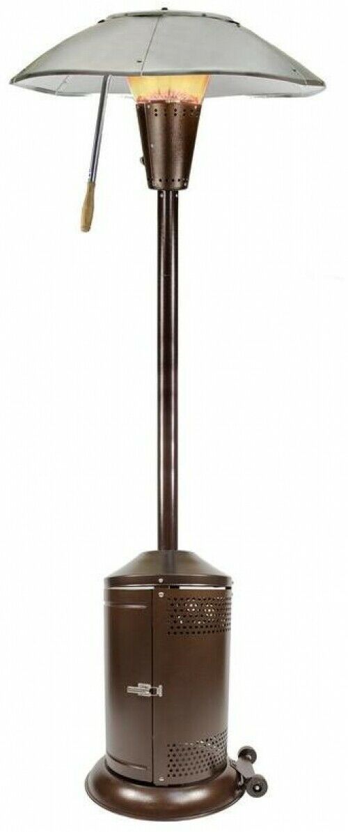 Standing Propane Patio Heater 38,200 BTU Portable HeatFocusing Anti