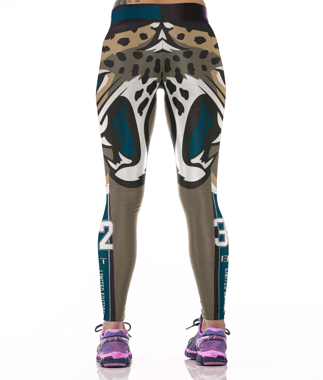 jaguar print pants