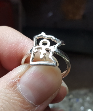 Ring - Minnesota State - Love - Remembrance Symbol - 925 Silver