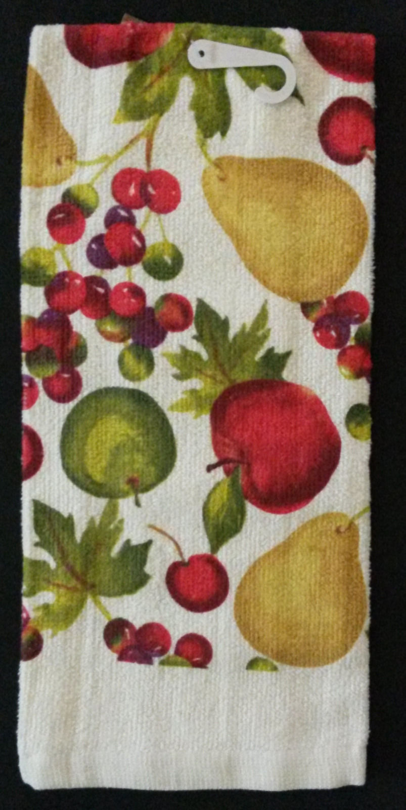 FRUIT theme KITCHEN TOWEL Apple Pear Cherry Green Red NEW Towels