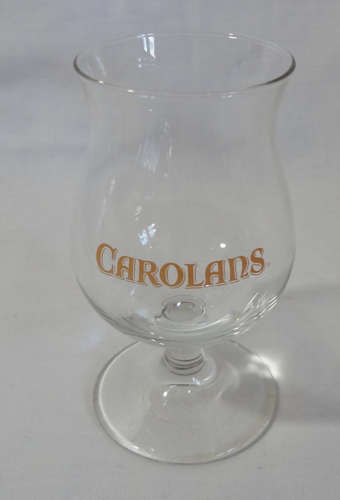 Carolans Irish Cream Liqueur 4 oz Stemmed Glass Snifter Barware