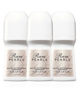 Avon Rare Pearls 2.6 Fluid Ounces Roll-On Antiperspirant Deodorant Trio Set - $10.98