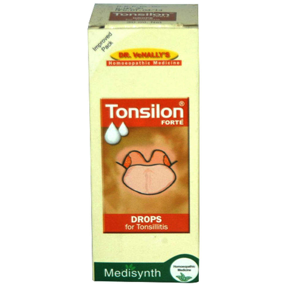2 x Tonsilon Drops treats enlarged or septic tonsils, cold, cough and sinusitis Homeopathic