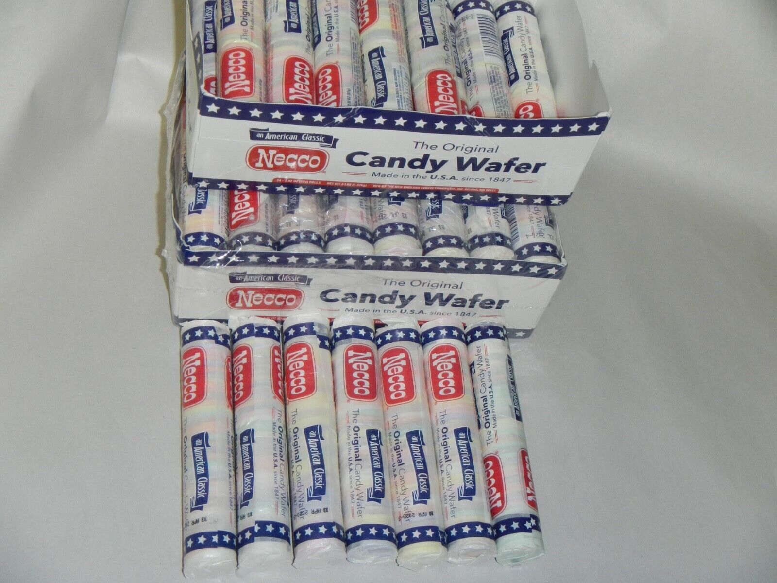 Original Necco candy Wafers Ginger bread house roof shingles olde tyme candies Other Sweets