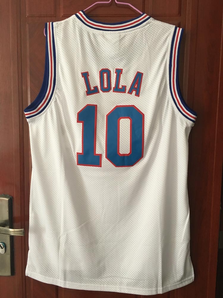 Lola Bunny Bunny Tune Squad Looney Toones White Basketball Jersey ...