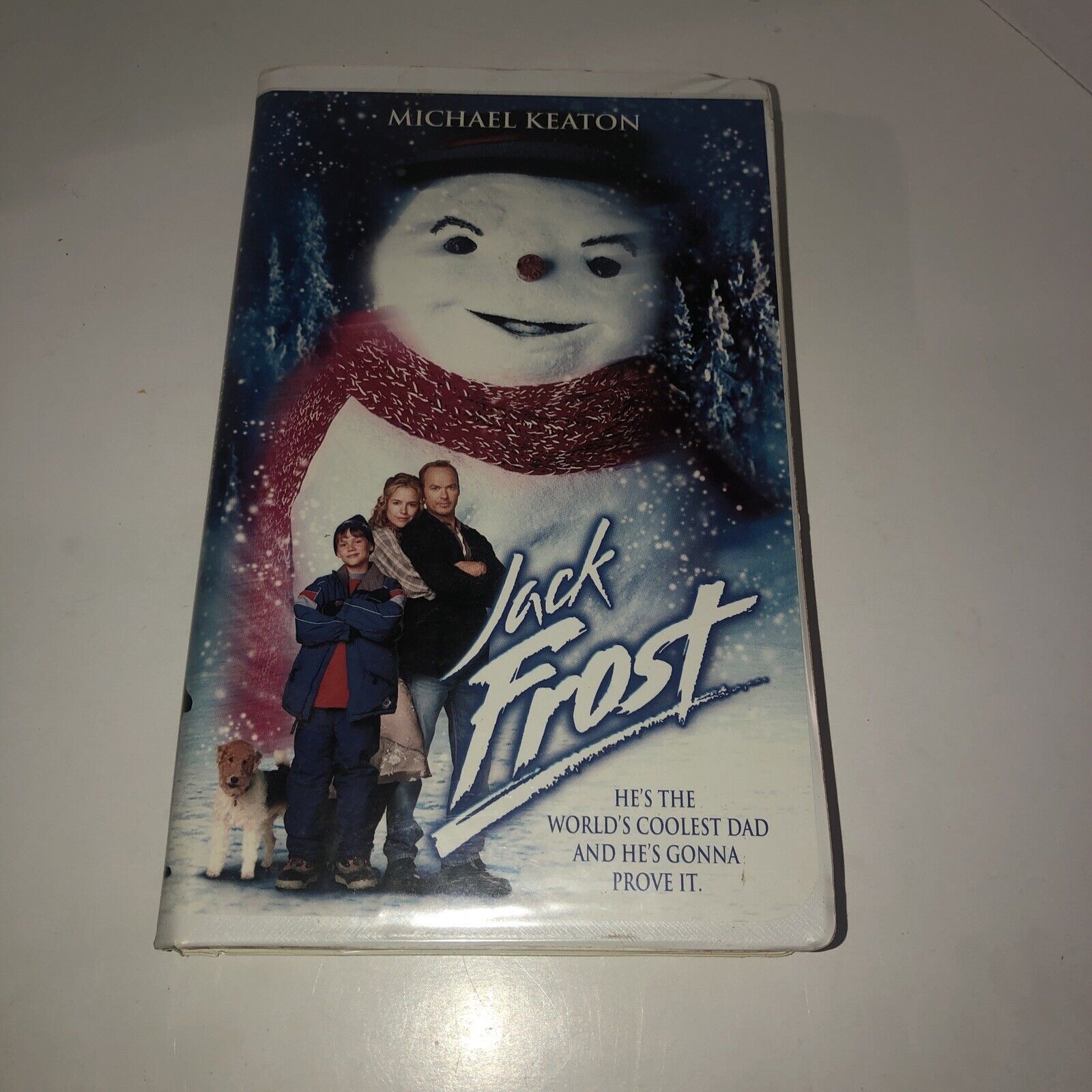 Jack Frost VHS Tape Family Movie Clamshell W/ Michael Keaton Great