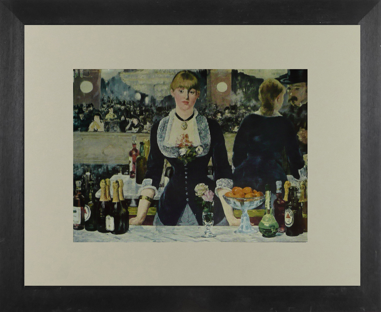 The Bar At THe Follies-Bergere - Manet - Framed Picture 11