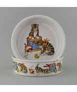 Marcel Schurman Marlene Moore Paw Rum Pum Pum Pum Pet Bowl Dish Kitten C... - $34.65