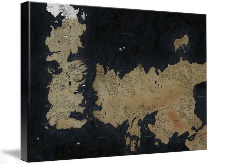 game of thrones beyond the wall map