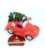 Christmas Beetle Car With LED Lights and Tree Decoration NEW - $14.95