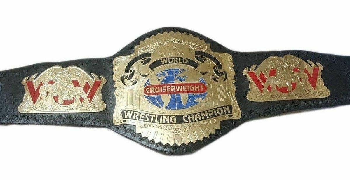 WCW Cruiser Weight Wrestling Championship Belt Adult (2mm plates ...