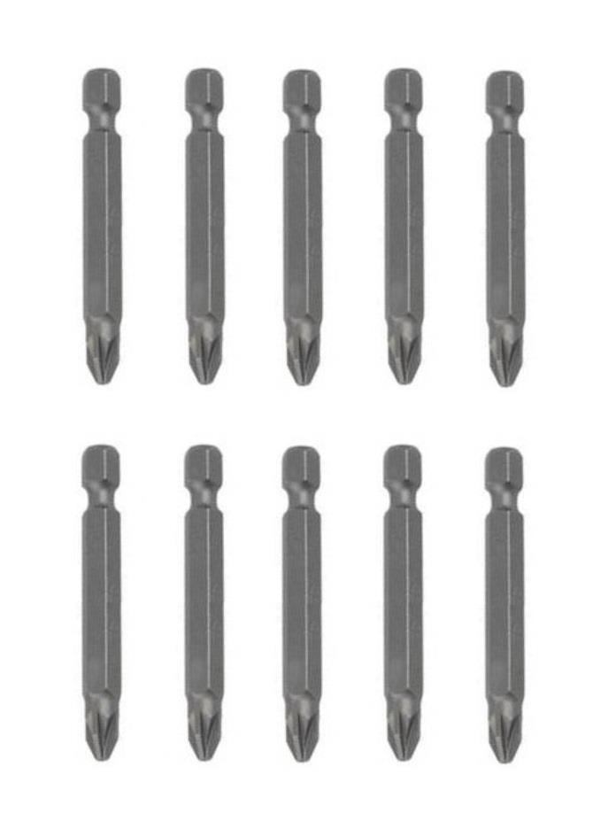 10 Pc 2 Pozi Phillips Drill Bits High Torque 2" Impact PZ PZ2 Power