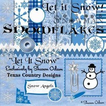 Let It Snow Digital Scrapbooking Kit - $4.00